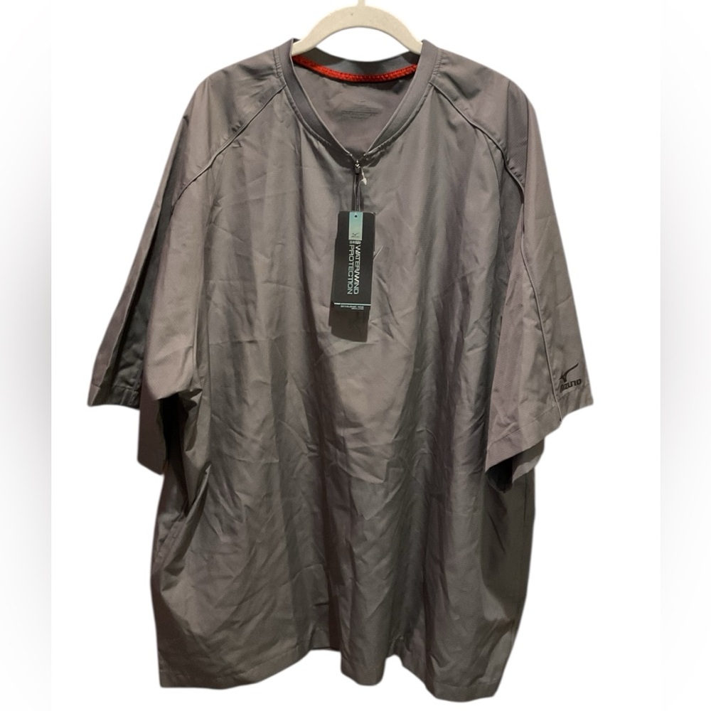 NWT Mizuno Grey Batting Jacket